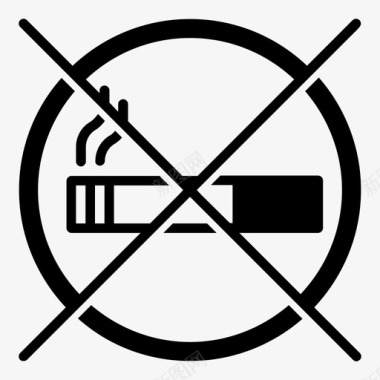 禁止吸烟禁止禁忌图标图标