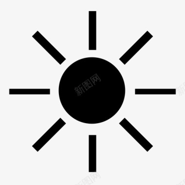 晴天太阳太阳天气晴天图标图标