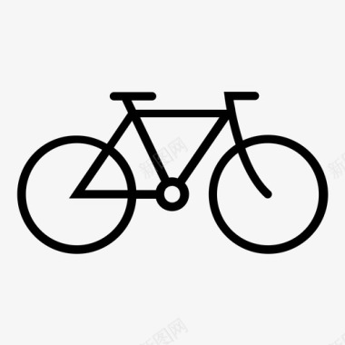 自行车脚踏车骑自行车图标图标