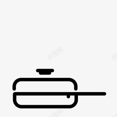 平底锅锅餐具副厨师图标图标