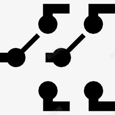 电路开关电子电子电路图标图标
