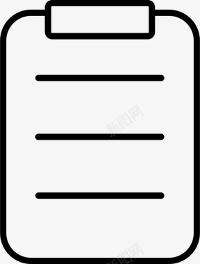 表格花边剪贴板书写文本图标图标