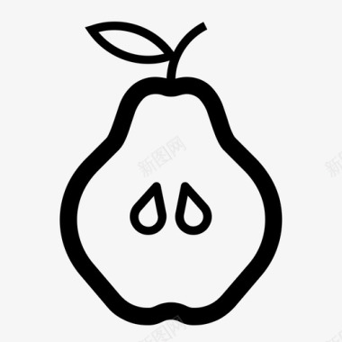 绿色木瓜木瓜产品植物图标图标
