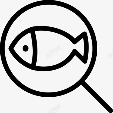 海鲜烹饪鱼片图标图标