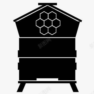 蜂窝蜜罐蜂蜜收获图标图标