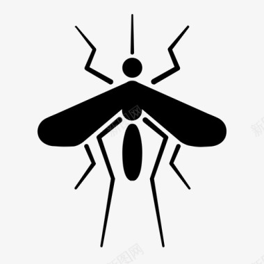 虫子蚊子虫子疾病图标图标