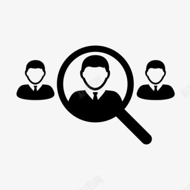 办公室人员标牌用户搜索人员个人图标图标