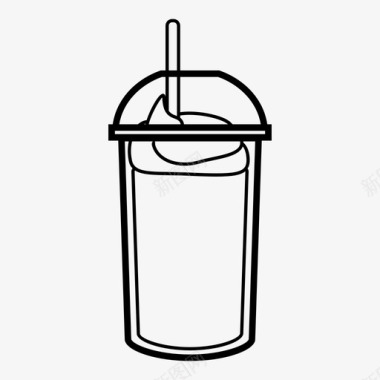 冷饮饮料slurpee奶昔图标图标