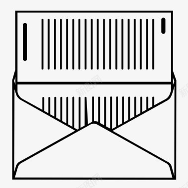 邮件逐本邮件书信图标图标