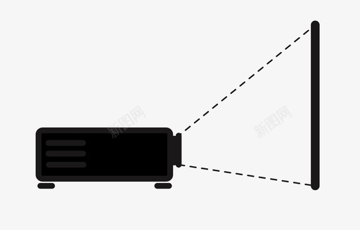 投影仪灯光电影图标图标