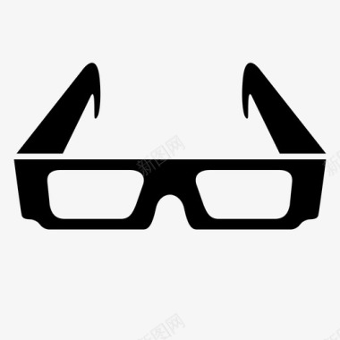 3d3d眼镜视频电影图标图标