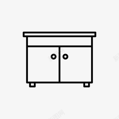 家具和家居采购产品橱柜家居用品家具图标图标