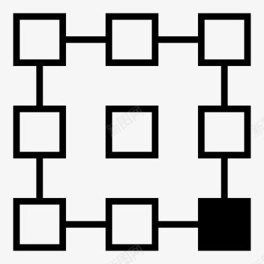 矢量蒲公英插图定点变换右图标图标