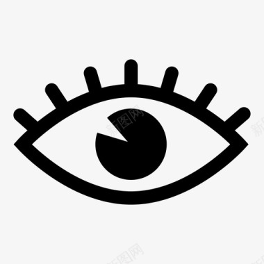 眼睛设计眼睛视野视力图标图标