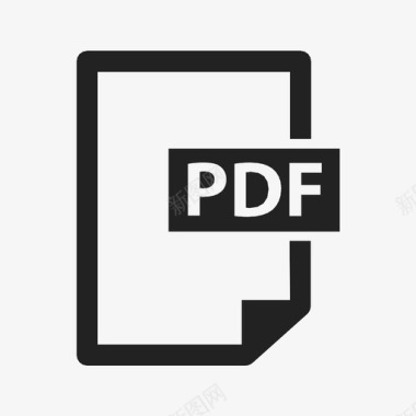 PDF扩展pdf文件文件格式图标图标