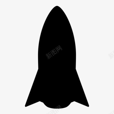 火箭宇宙飞船太空飞行图标图标