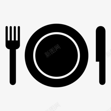 餐具餐厅食材图标图标