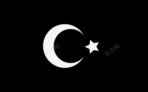 土耳其国旗国家月亮图标图标