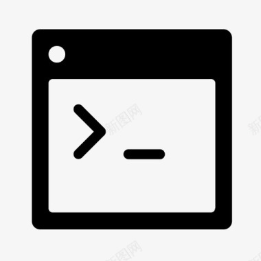 软件计算机按钮终端终端命令技术图标图标