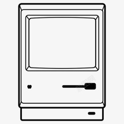 麦金塔电脑麦金塔苹果电脑图标高清图片