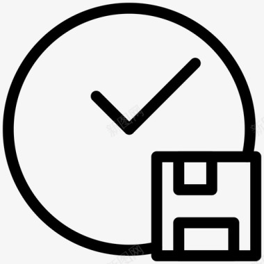 形状和符号时间备份保存保存时间图标图标