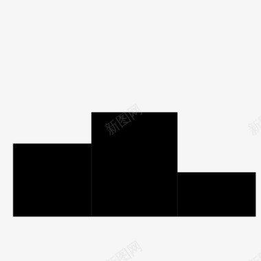 排名勋章领奖台第三名第二名图标图标