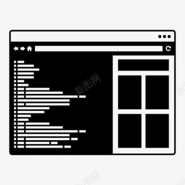 矢量图模板网页网站搜索引擎优化图标图标