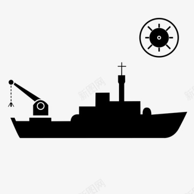 水雷舰战争海洋图标图标