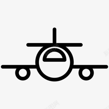 旅行方式航空飞机图标图标