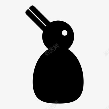 动物兔鸭错觉模棱两可鸭兔图标图标