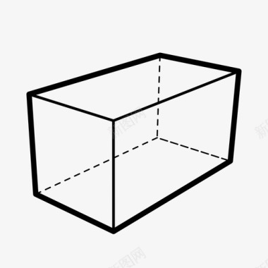 立方体三维空间图标图标