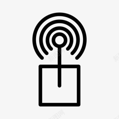 传输发射信号图标图标