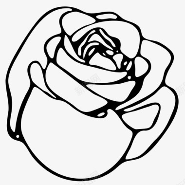 浪漫情人节礼盒玫瑰自然植物图标图标