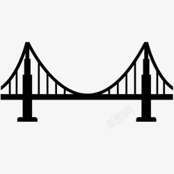 旧金山纪念桥金门纪念碑图标高清图片
