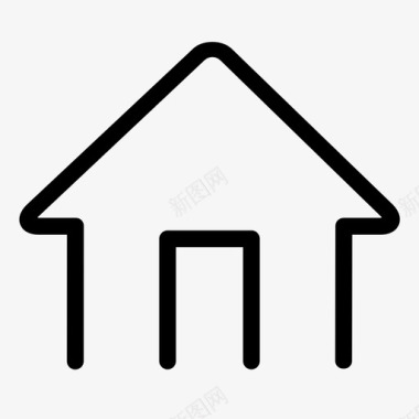 房子主页免抠png家小屋房子图标图标