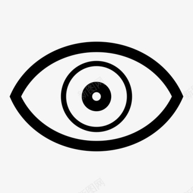 眼睛设计眼睛视野监视图标图标