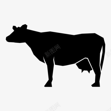 免抠牛牛农场动物农业图标图标