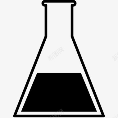 锥形锥形烧瓶烧杯化学图标图标