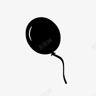 气球漂浮导航气球假日飞行图标图标