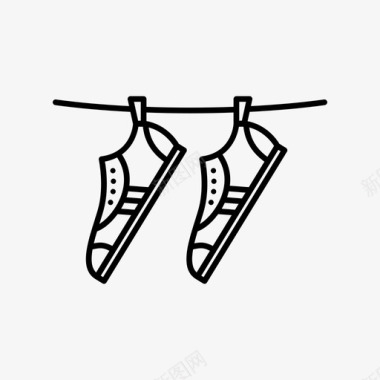 洗衣房鞋子腿图标图标