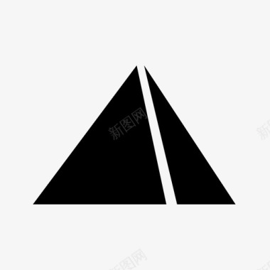 金字塔建筑埃及图标图标