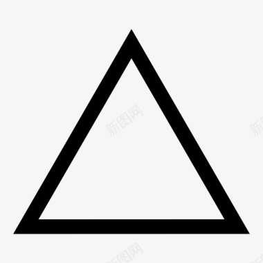 三角几何火几何异教徒图标图标