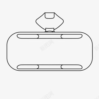 现实再现虚拟现实头盔图标图标