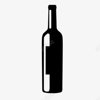 酒瓶烈酒红酒图标图标