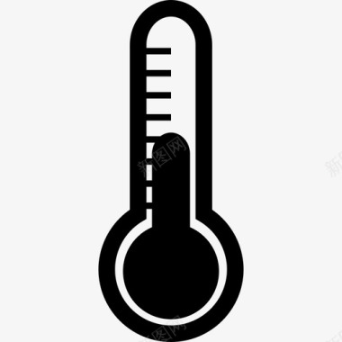 温度计测量测量仪器图标图标