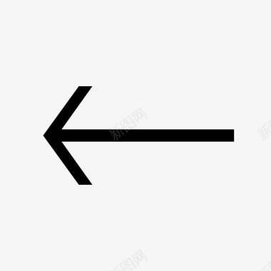 向左旋转箭头向左移动向左箭头图标图标
