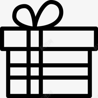 礼品礼品盒图标图标