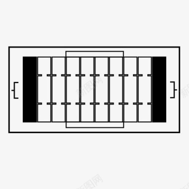 养鹅场场地运动足球图标图标