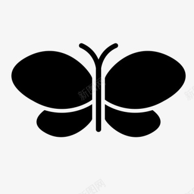 蝴蝶生物学虫子图标图标