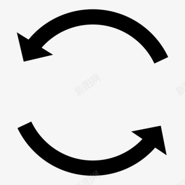 循环标志循环再次箭头图标图标